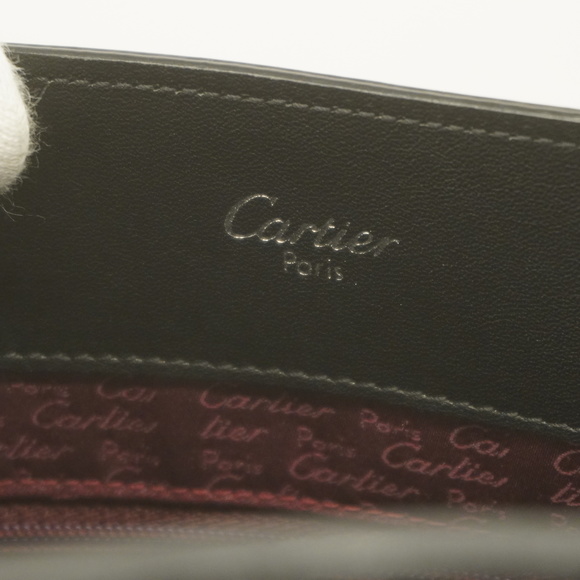 CARTIERAuth  Cabochon Tote Bag Women's Leather Tote Bag Black - Picture 5 of 10